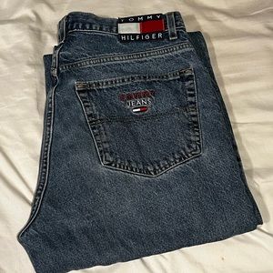 Tommy Hilfiger blue baggy jeans